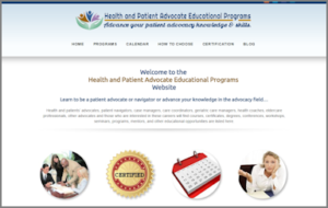 link to Health Advocate Education programs website